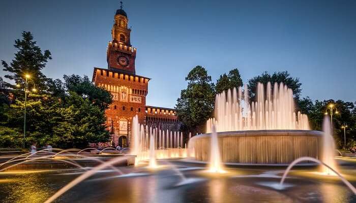 Замок Сфорцеско Милан 1 Замок Сфорцеско Милан