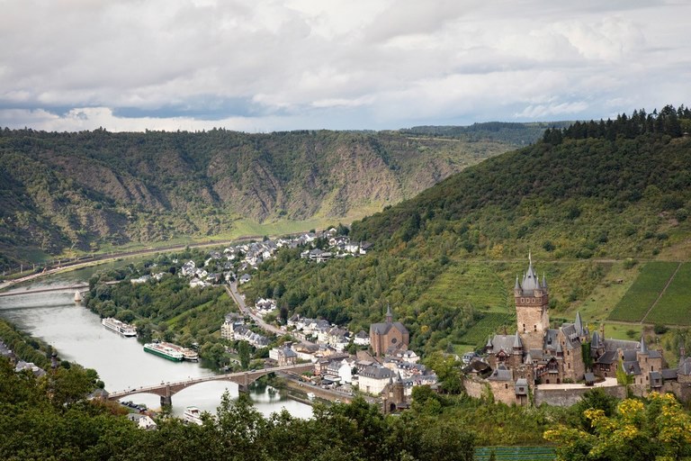 Круиз по реке Мозель - Вид на реку 1 Круиз по реке Мозель - Вид на реку