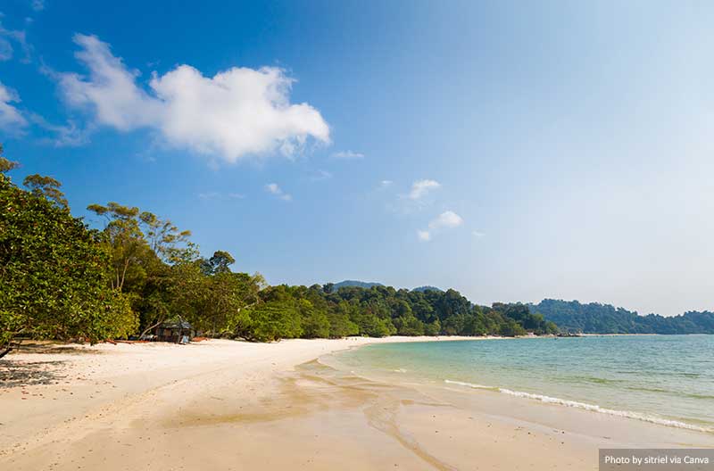 Корал Бич, остров Пангкор, Малайзия. Пляжи в Азии Корал Бич, остров Пангкор, Малайзия. Пляжи в Азии