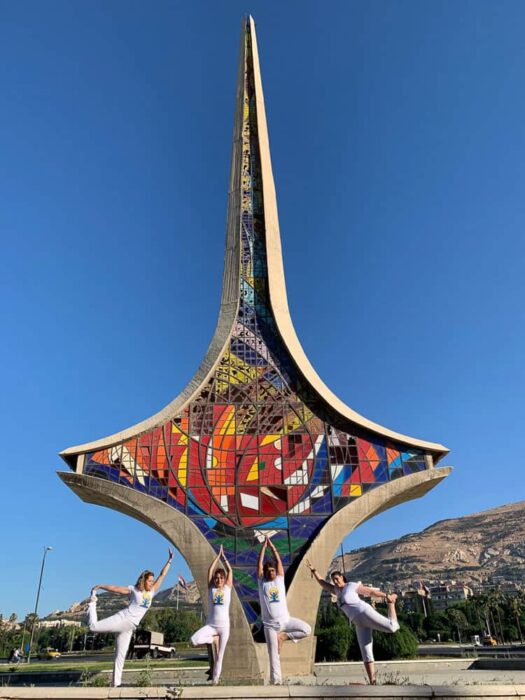 Дамасский меч Памятник Сирия Дамаск 1 Дамасский меч Памятник Сирия Дамаск