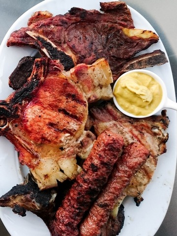 Мешана Скара или Смешанный Гриль. Болгарская еда. 1 Мешана Скара или Смешанный Гриль. Болгарская еда.