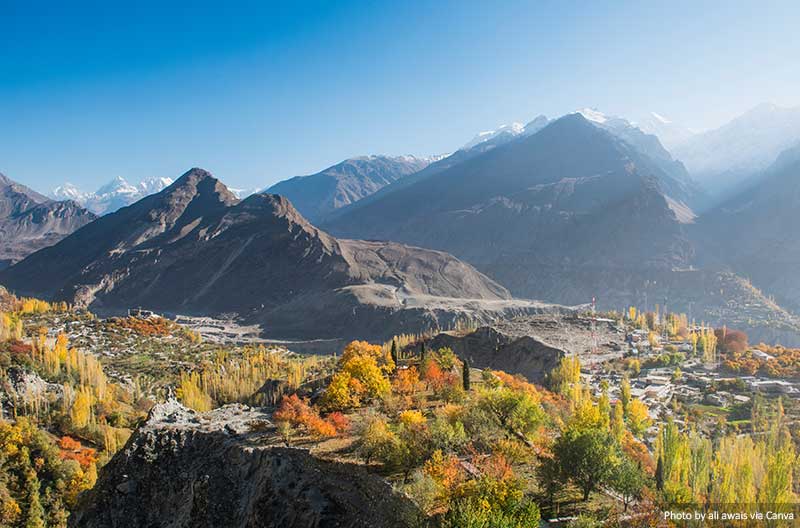 Горы в Хунза, Пакистан 1 Горы в Хунза, Пакистан