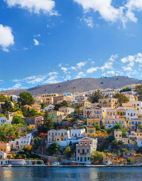 Панорамный вид на побережье Сими Греческие острова 11 Панорамный вид на побережье Сими Греческие острова