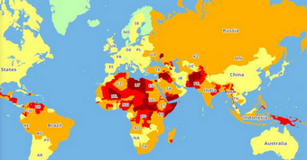 Карта рисков при поездках в Иран 1 Карта рисков при поездках в Иран
