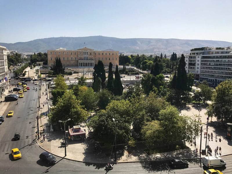 Площадь Синтагма и здание парламента 11 Площадь Синтагма и здание парламента