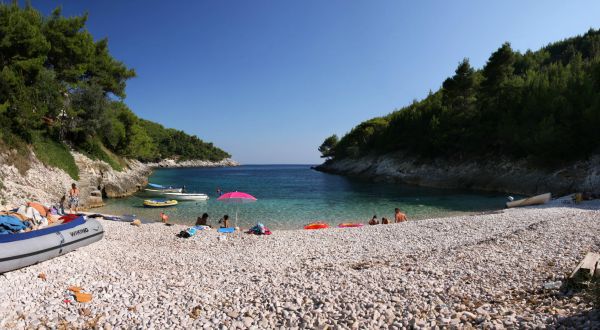 Пляж Братиня Лука, Корчула 1111 Пляж Братиня Лука, Корчула
