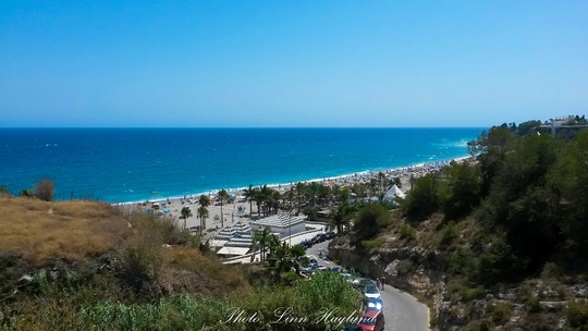 Бурриана пляж в Нерха. 1 Бурриана пляж в Нерха.