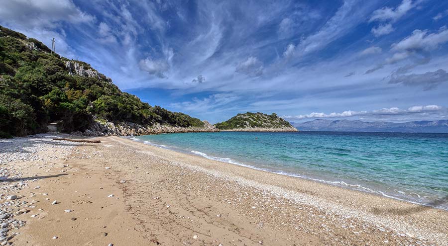 Дивна пляж на полуострове Пелешац 1111 Дивна пляж на полуострове Пелешац