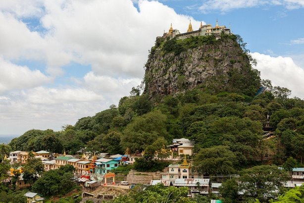 гора Попа Мьянма Подъем на вершину горы Попа Мьянма