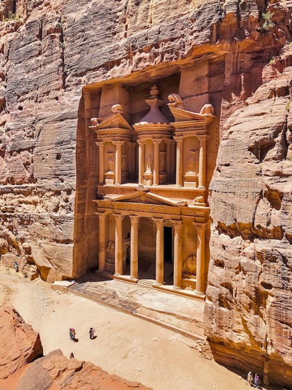 Петра Казначейство Маршрут по Иордании 1 Петра Казначейство Маршрут по Иордании