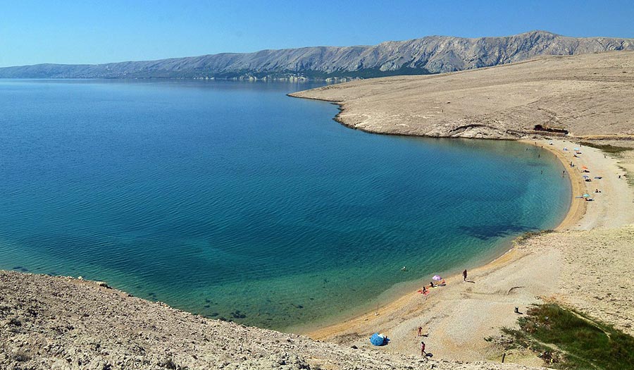 Пляж Rucica на острове Паг, Хорватия ПЛЯЖИ ХОРВАТИИ. 111 Пляж Rucica на острове Паг, Хорватия ПЛЯЖИ ХОРВАТИИ.