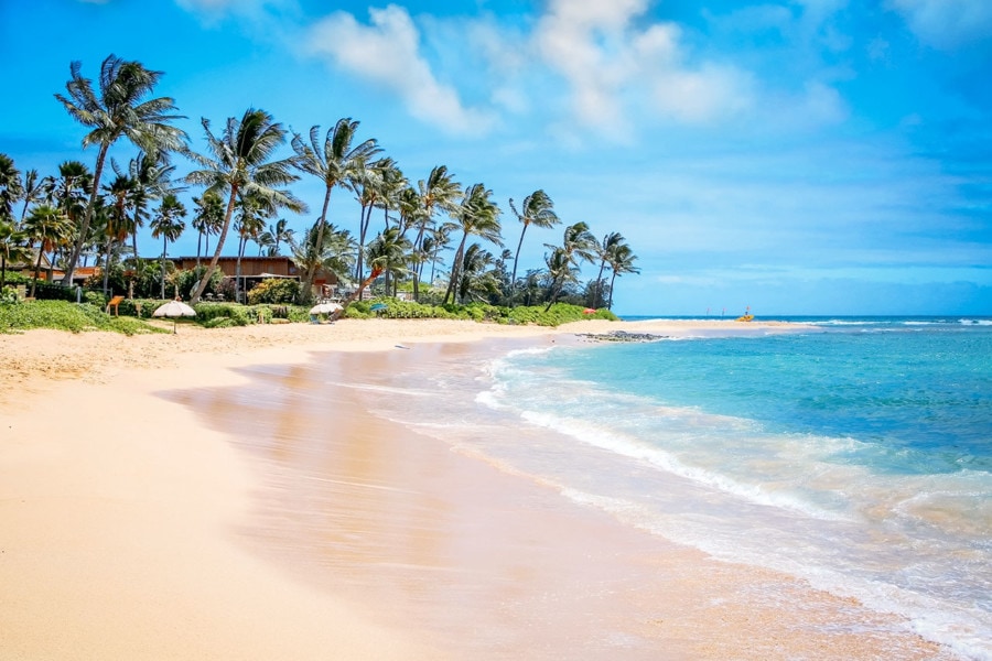 Маршрут Кауаи: пляж Поипу 1 Маршрут Кауаи: пляж Поипу