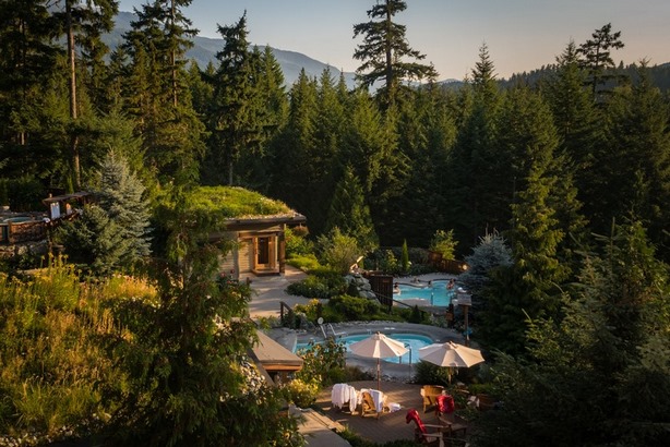 Scandinave Spa. Где отдохнуть в Whistler - Scandinave Spa.