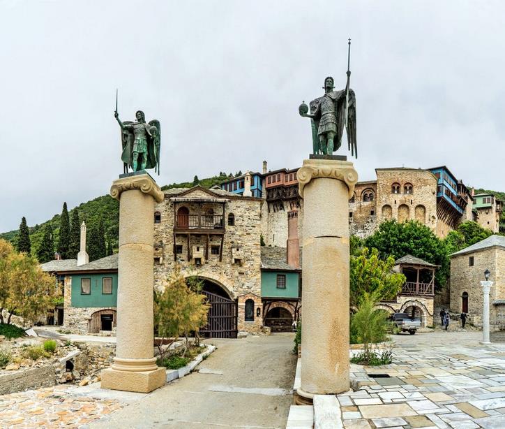 Монастырь Дочиариу. Афон 1 Монастырь Дочиариу. Афон