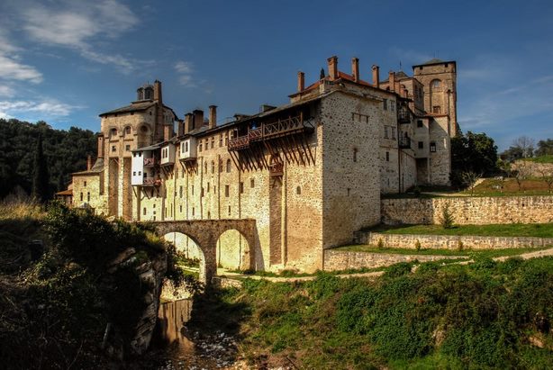 Хиландарский монастырь. Афон 1 Хиландарский монастырь. Афон