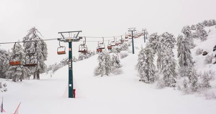 лыжная гора Олимп на Кипре лыжная гора Олимп на Кипре