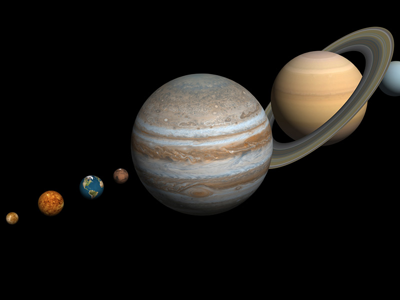 Солнечная система, изолированные на черном фоне 1 Солнечная система, изолированные на черном фоне