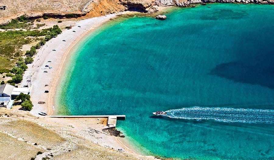 Пляж Вела Лука на острове Крк 111 Пляж Вела Лука на острове Крк