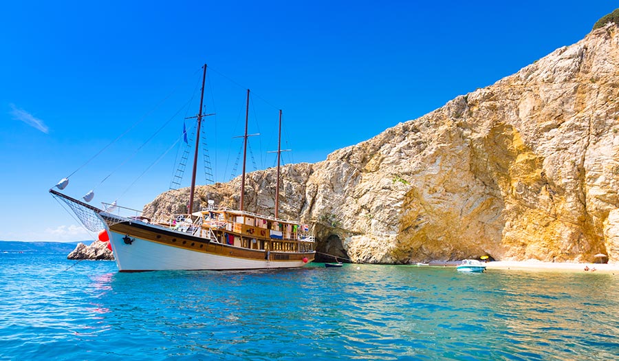 Пляж Вело Село возле Стара Баска, остров Крк 11 Пляж Вело Село возле Стара Баска, остров Крк