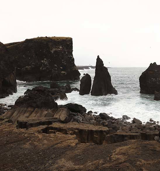 полуостров Рейкьянес в Исландии